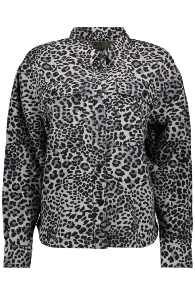 JDYRAY L/S SHACKET PNT 15343450 Vapor Blue/GREY/BLACK